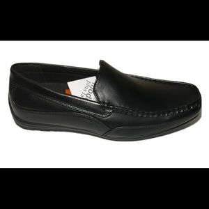 NIB Deer Stags Drive Slip On Moc Toe   Mens  Dress Shoes  Black Vega Size 13 M